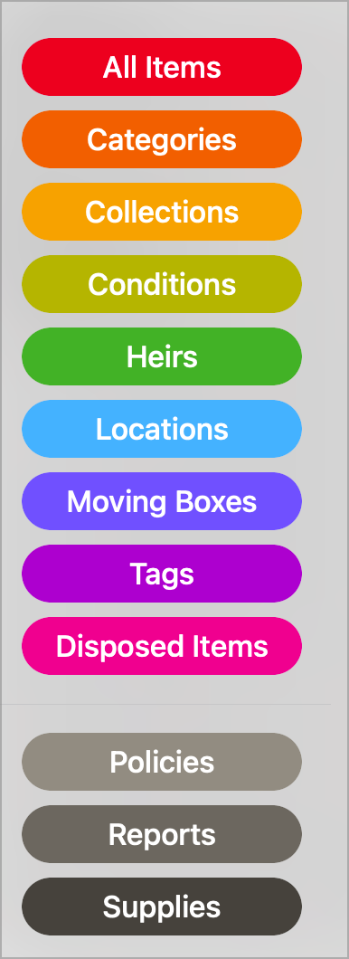 Browse Bar Showing Locations Categories and More