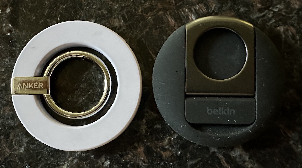 Anker and Belkin MagSafe Grip Mounts.jpg Anker and Belkin MagSafe Grip Mounts side-by-side