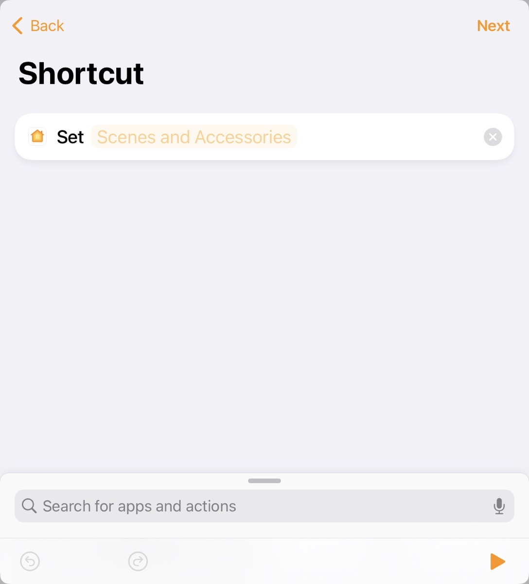 Convert to Shortcut Starting Point