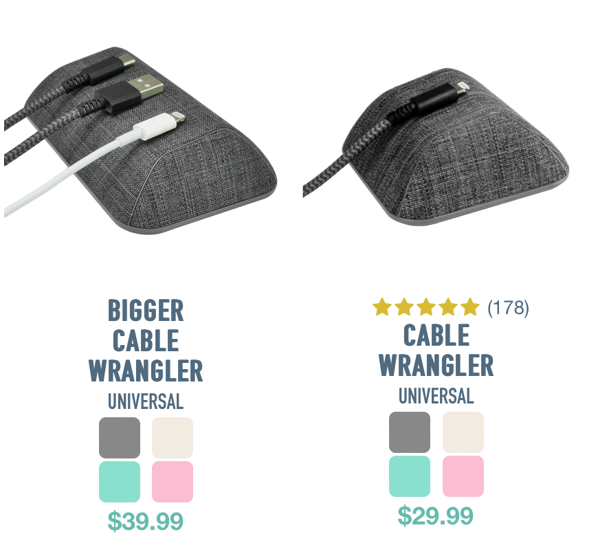 Smartish Large and Small Cable Wranglers.png Smartish Large and Small Cable Wranglers side-by-side for size comparison