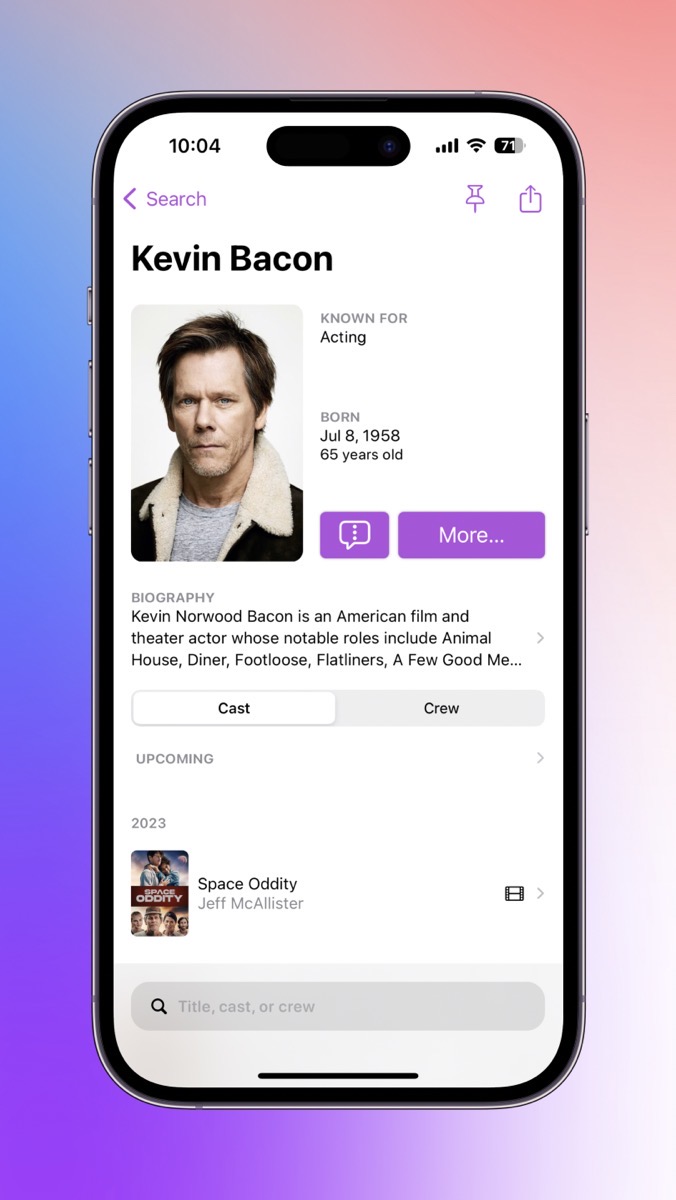 Callsheet Showing Kevin Bacon.jpg Callsheet Showing Kevin Bacon