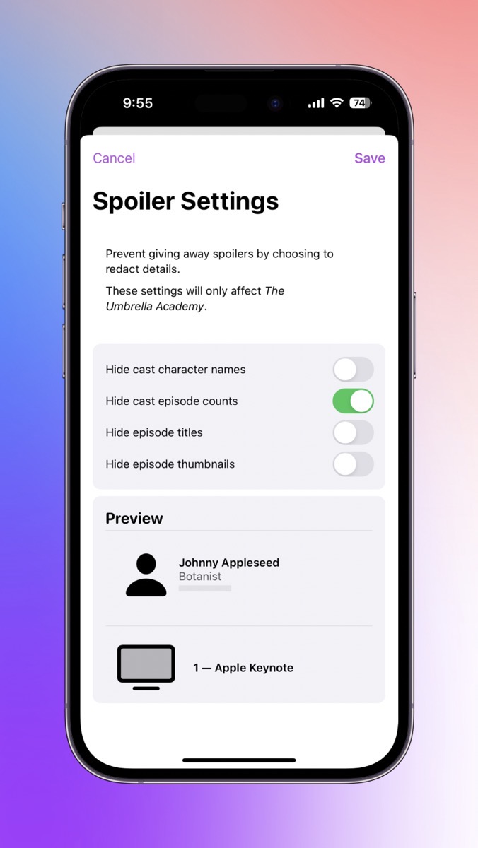 Callsheet Showing Spoiler Settings for Umbrella Academy.jpg Callsheet Showing Spoiler Settings for Umbrella Academy
