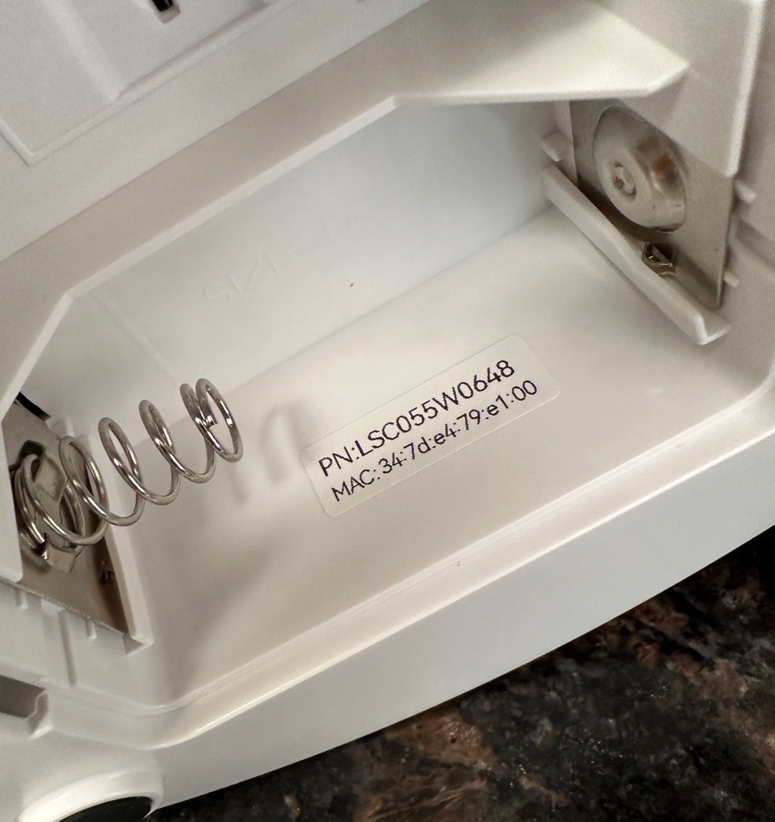 battery chamber with serial number 55.jpeg Battery chamber with serial number 55