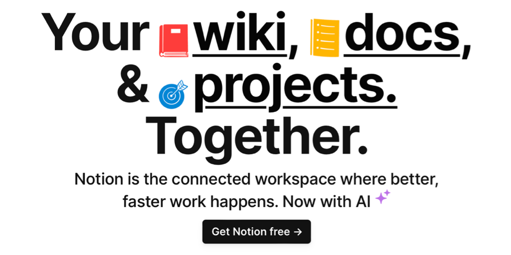 Your connected workspace for wiki, docs & projects