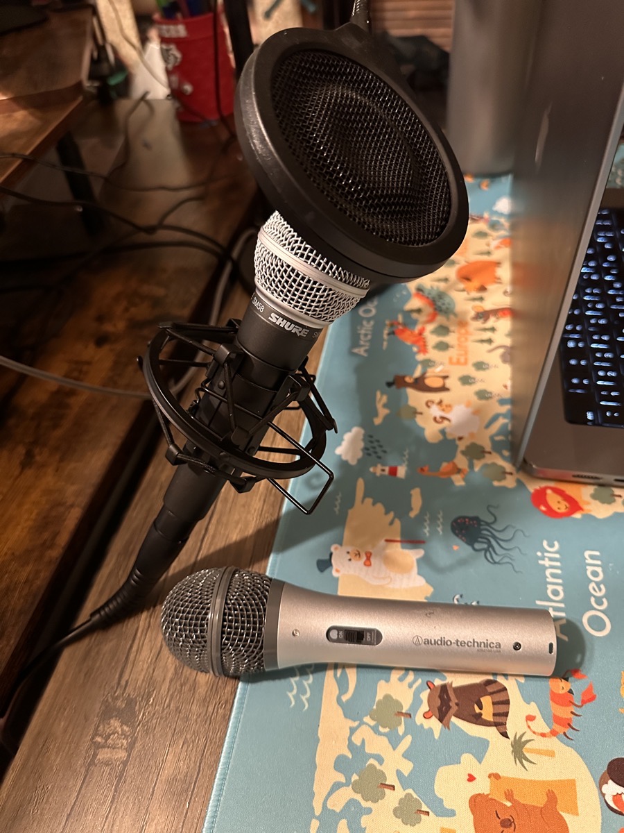 ShureATR.jpeg Shure and ATR mics
