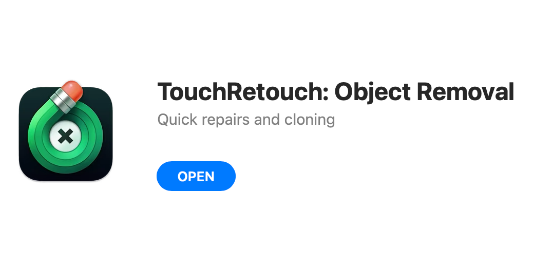 TouchRetouch in the App Store