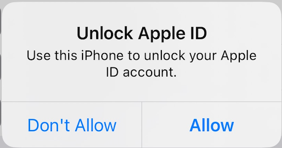Unlock Apple ID from iPhone