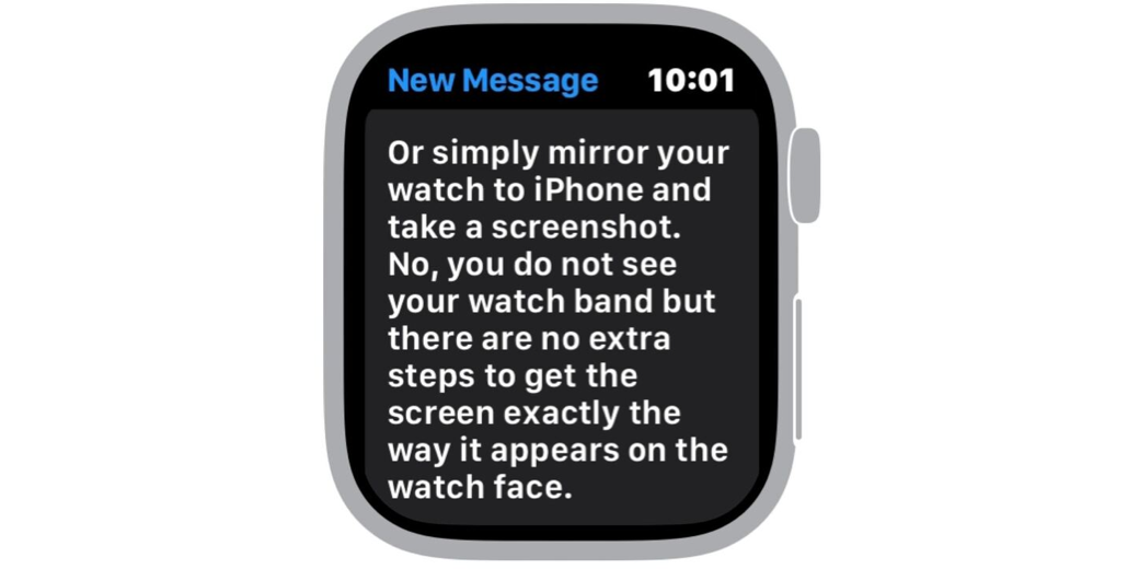 Stevens Apple Watch Screenshot explaining how to make Apple Watch screenshots look cool
