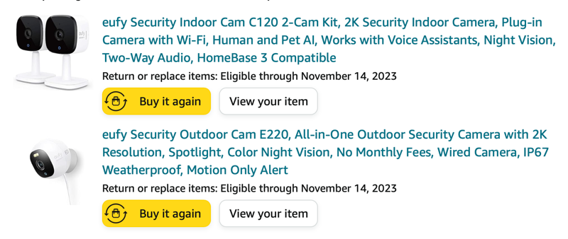 Eufy Indoor Cam 2K vs Aqara G2H : r/HomeKit