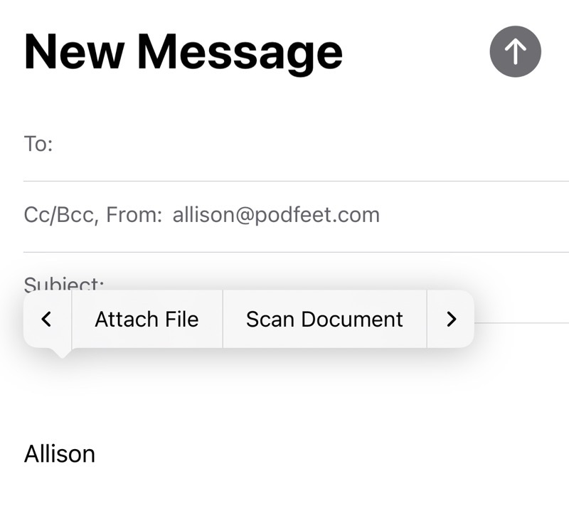 Attach File in Mail