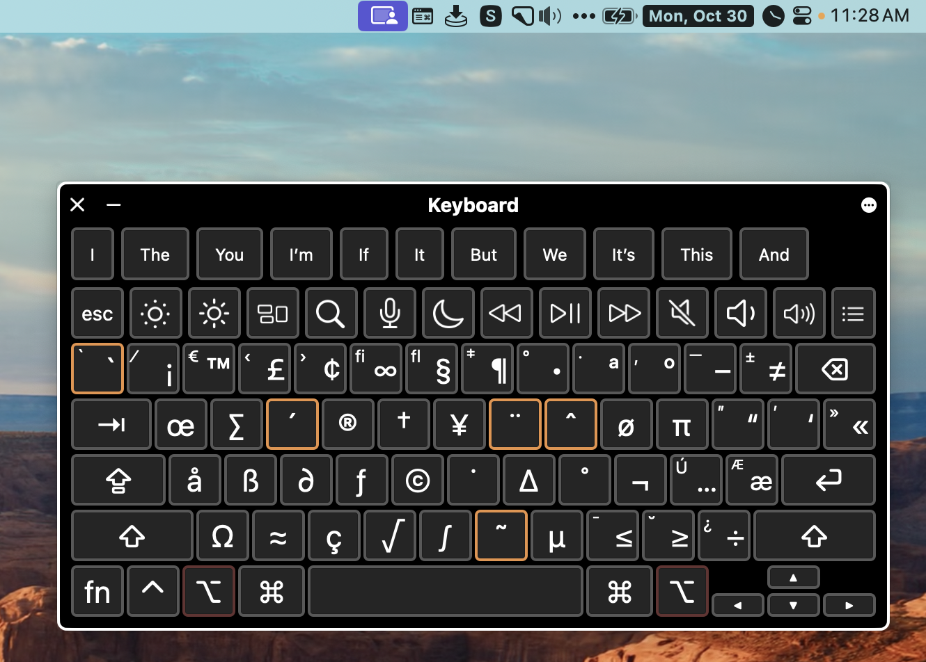Accessibility Keyboard Viewer
