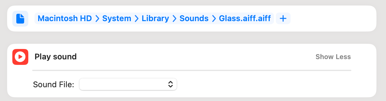 Glass Audio File Dragged in Before Play Sound
