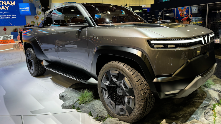 VinFast VFWild Concept Electric Pickup Truck with a stylish exterior