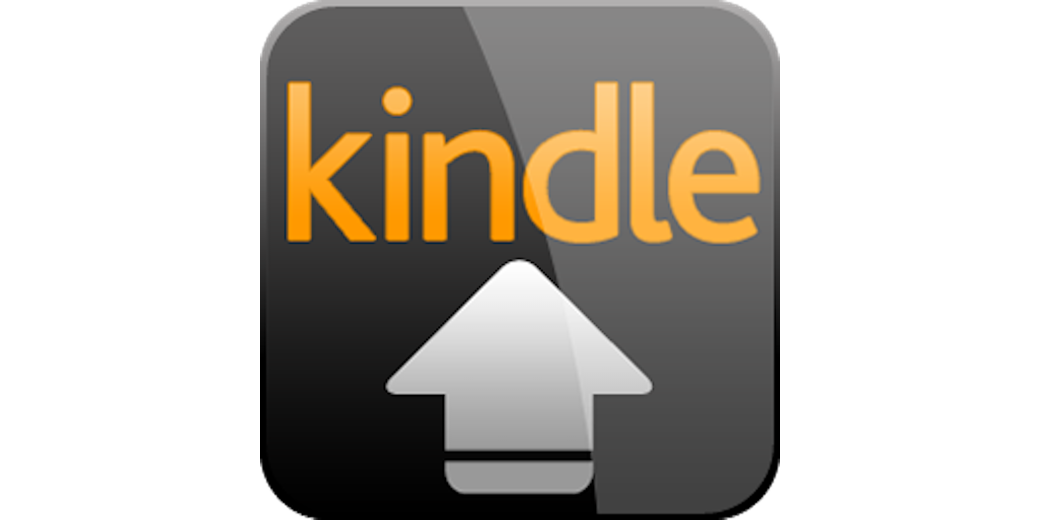 Send to Kindle app logo - says kindle and an up arrow
