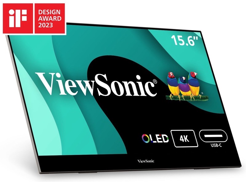 ViewSonic VX1655-4K OLED Portable USB-C Display.