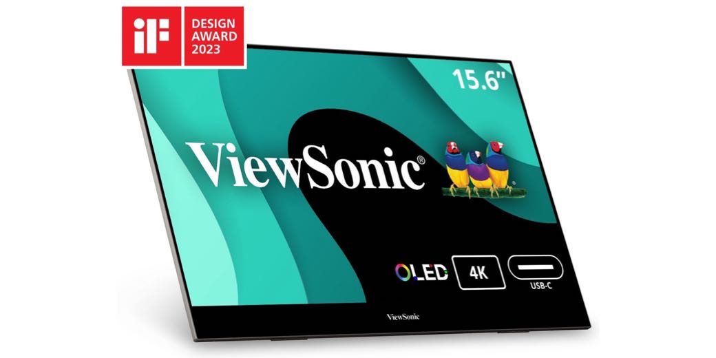 ViewSonic VX1655-4K OLED Portable USB-C Display.