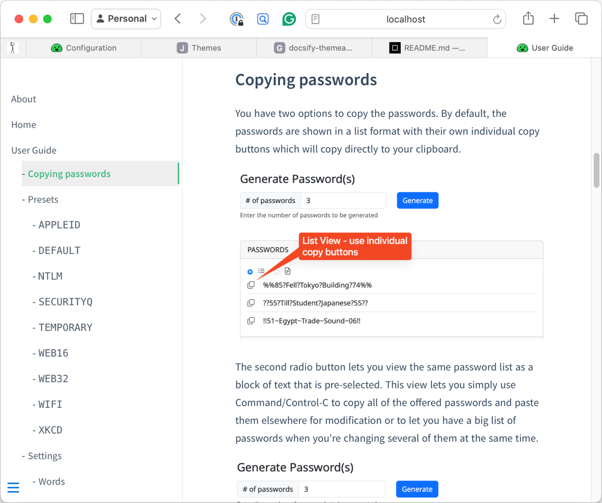 XKPasswd docs in buble theme.