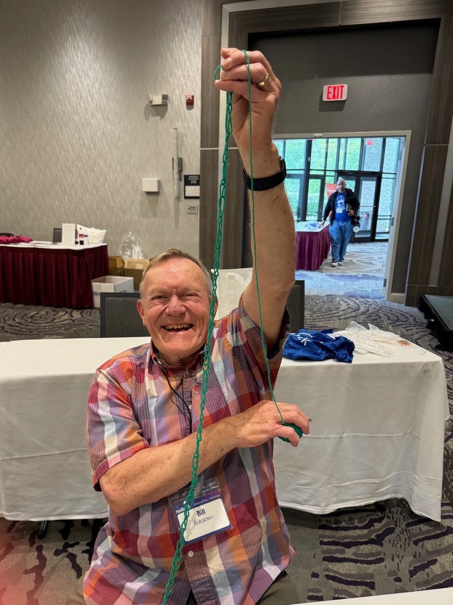 Bill Batalden so proud of his crocheting.jpeg Bill Batalden so proud of his crocheting.