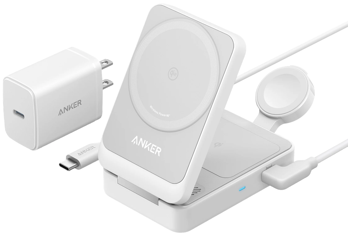 Anker MagGo Wireless Charging Station. Sandy will describe it.