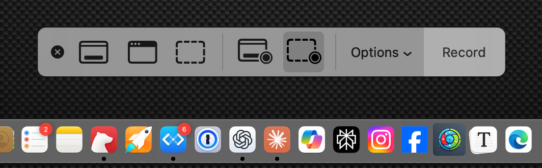 Screenshot tool cropped from fullscreen CleanShot X.