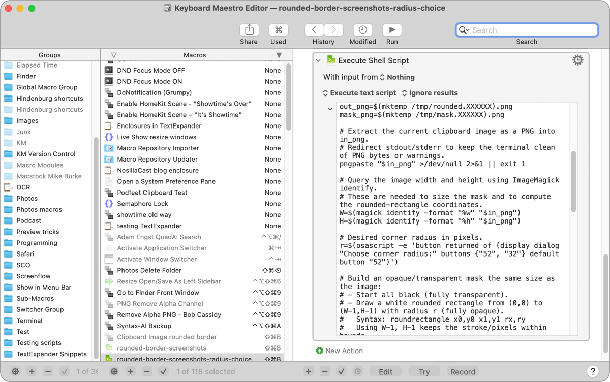Keyboard Maestro showing my rounded border script captured with a nice rounded border.png Keyboard Maestro showing my rounded border script captured with a nice rounded border.