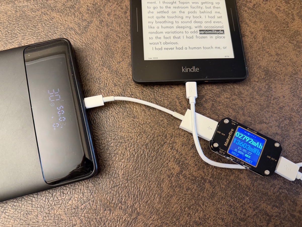 Makerfire showing 2792mAh after 15 hours.