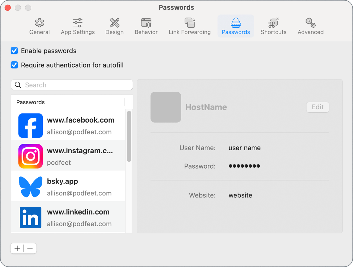 Password manager settings.png Password manager settings.