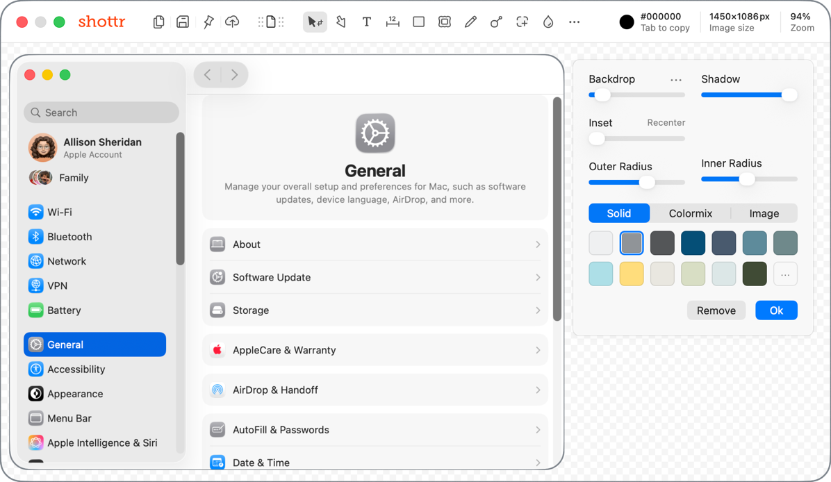 rounded border with backdrop in shottr.png Rounded border with backdrop in shottr. its a screenshot of a screenshot shown inside shottr. hows that for confusing?