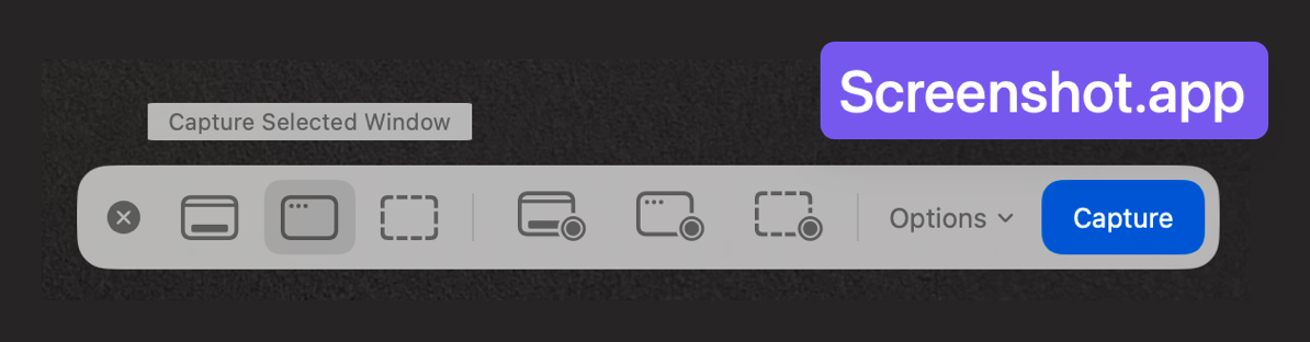 screenshot dot app showing button for windowed screenshot.png Screenshot dot app showing button for windowed screenshot.