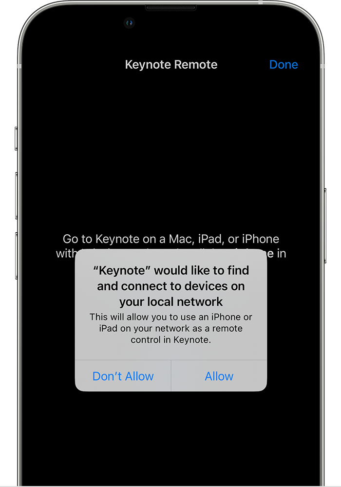 Security Bits — 2025-11-09 — iOS Network Access Prompt.png A screenshot showing the iOs prompt which clearly names the app requesting the permission and shows a description of why the permission is needed below the title