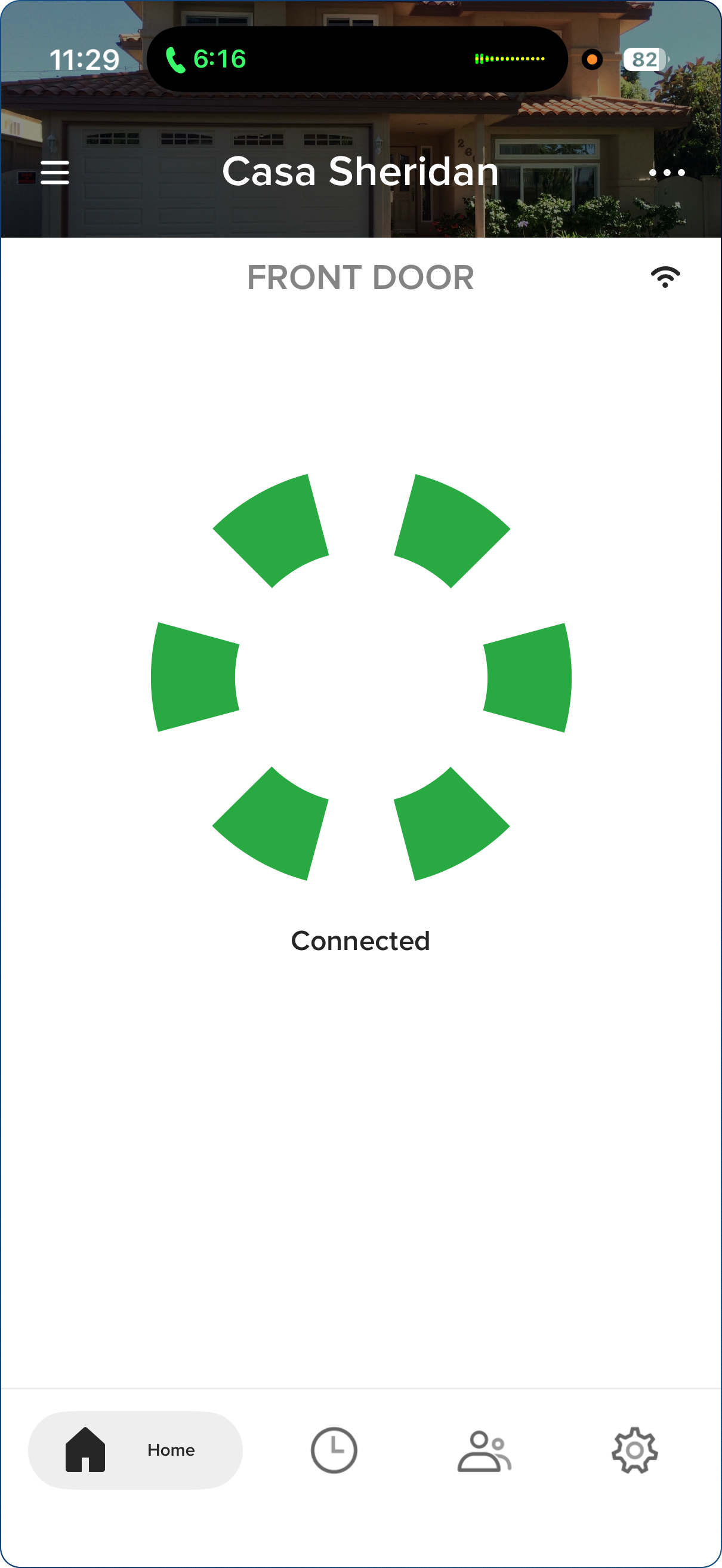 August door lock showing green and open when it was closed.jpeg August door lock showing green and open when it was closed.