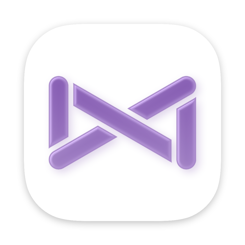 #title# MindSpace logo purple angular infinity symbol on white.