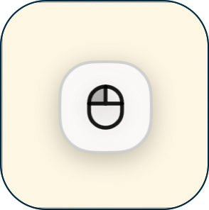Left mouse click as described