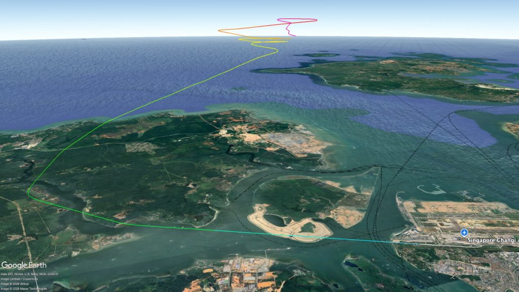A saved screenshot from Google Earth Pro as described in the main text.