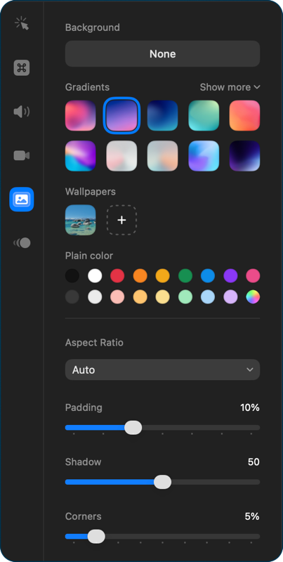 Background and Aspect Ratio options.png Background and Aspect Ratio options I will be describing.