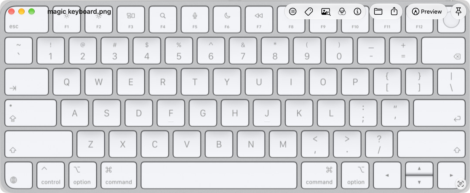 Magic Keyboard open in Vista showing its menus.png Magic Keyboard open in Vista showing its menus.