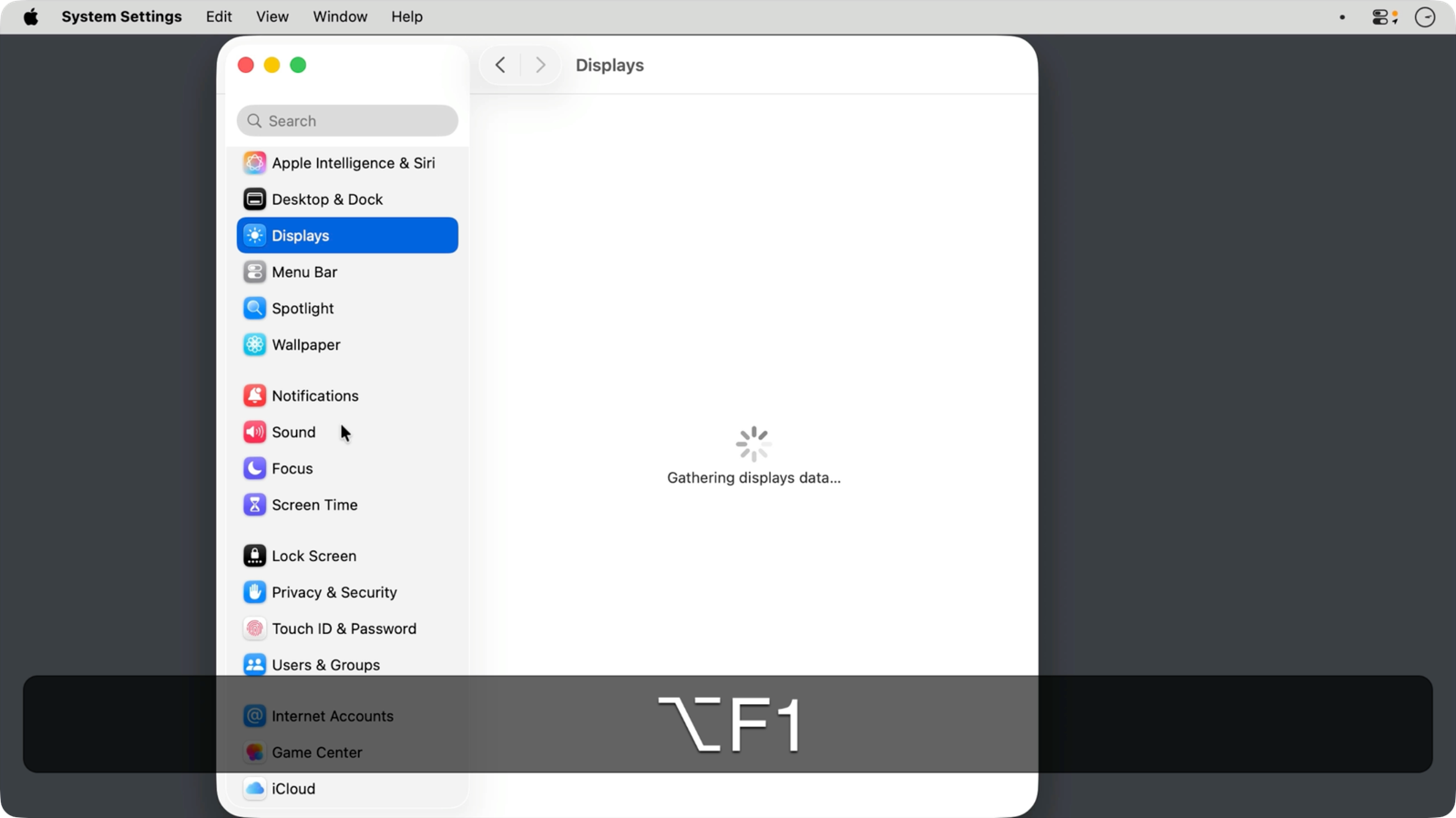 Option-F1 Showing onscreen during ScreenFlow video.png Option-F1 Showing onscreen during ScreenFlow video.