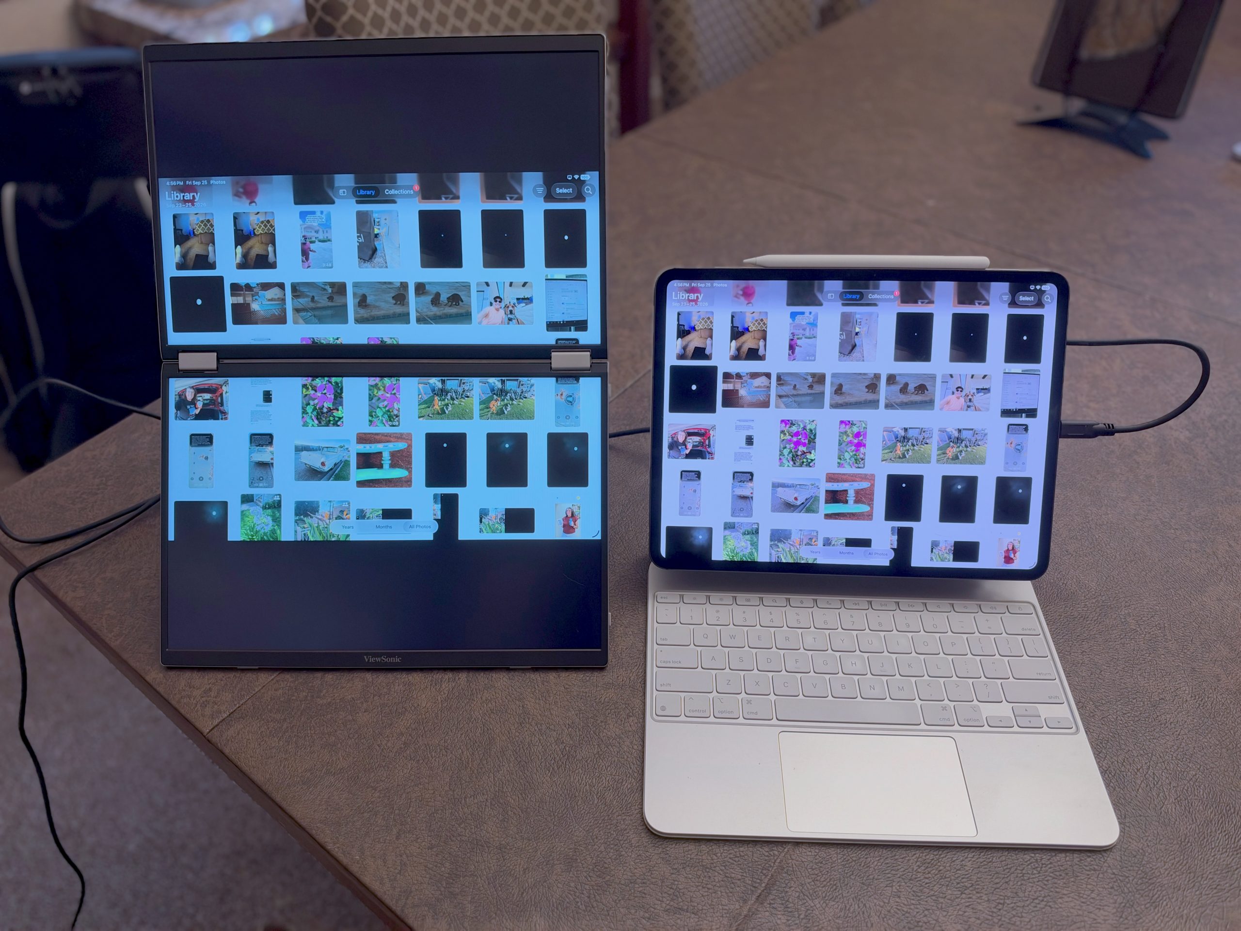 Photos centers with black bars from iPad with thumbnails.jpeg Photos centers with black bars from iPad with thumbnails.
