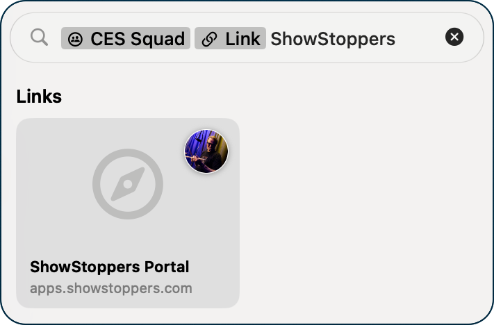 Messages search for link in CES Squad for ShowStoppeprs.png Messages search for link in CES Squad for ShowStoppeprs.