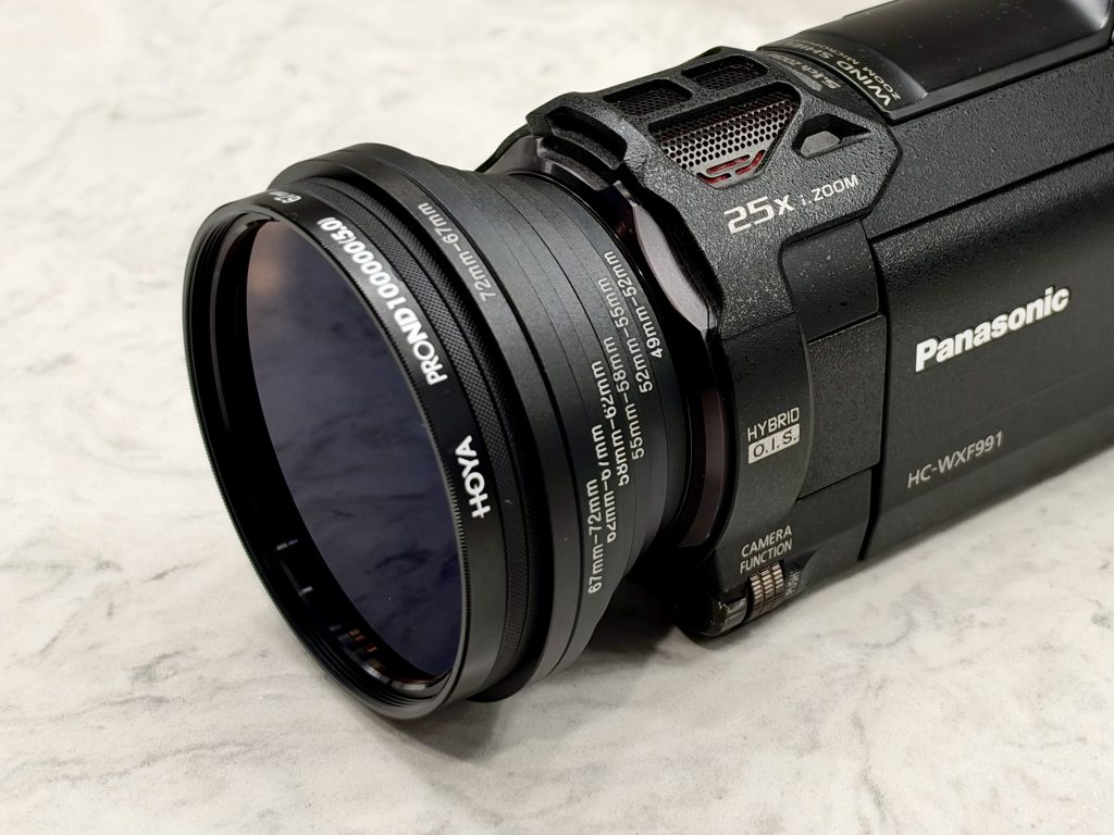 Rings Mounted to Solar Filter and Camera – Attached