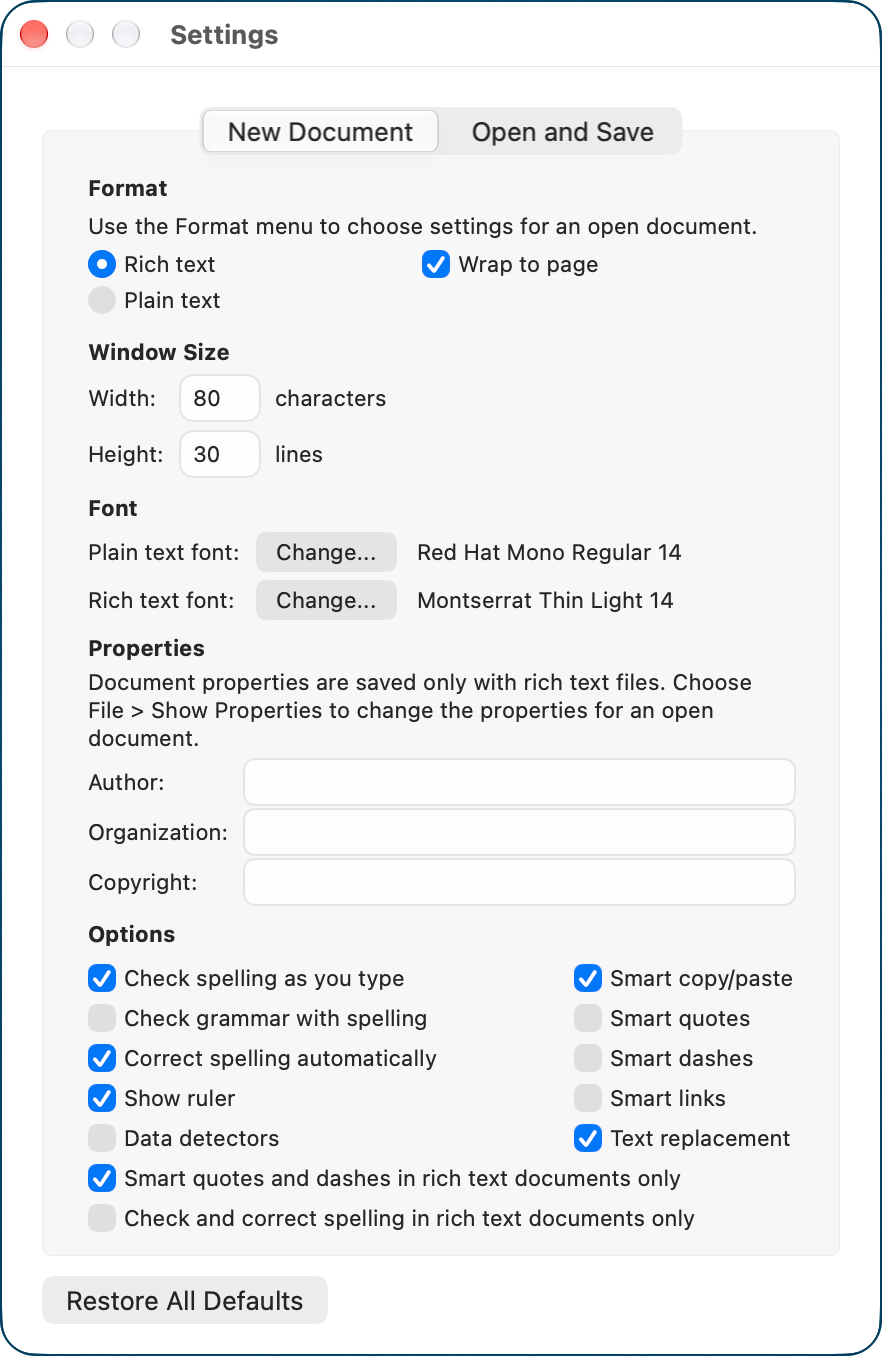 Settings New Document.png Settings New Document.