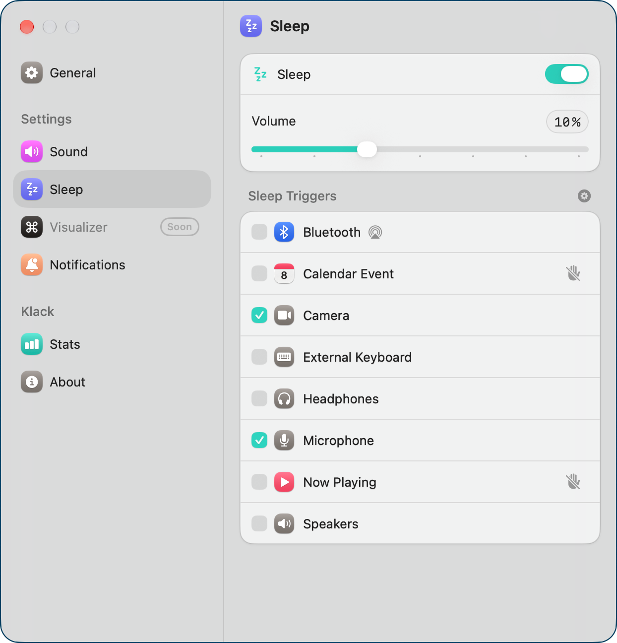 Settings - Sleep.png Settings - Sleep as I will describe.