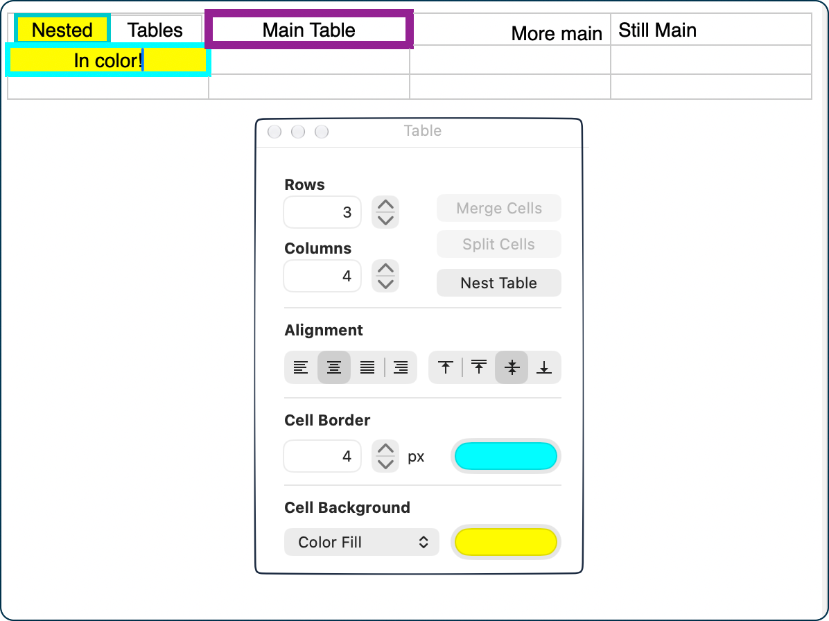 Table example in TextEdit.png Table example in TextEdit.