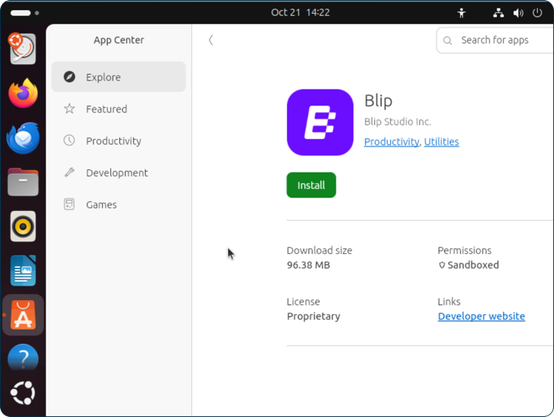 Ubuntu in a VM on Synology with App Center finding Blip.png Ubuntu in a VM on Synology with App Center finding Blip.